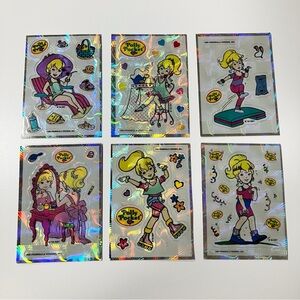 🌸 Polly Pocket | Six Prism Stickers